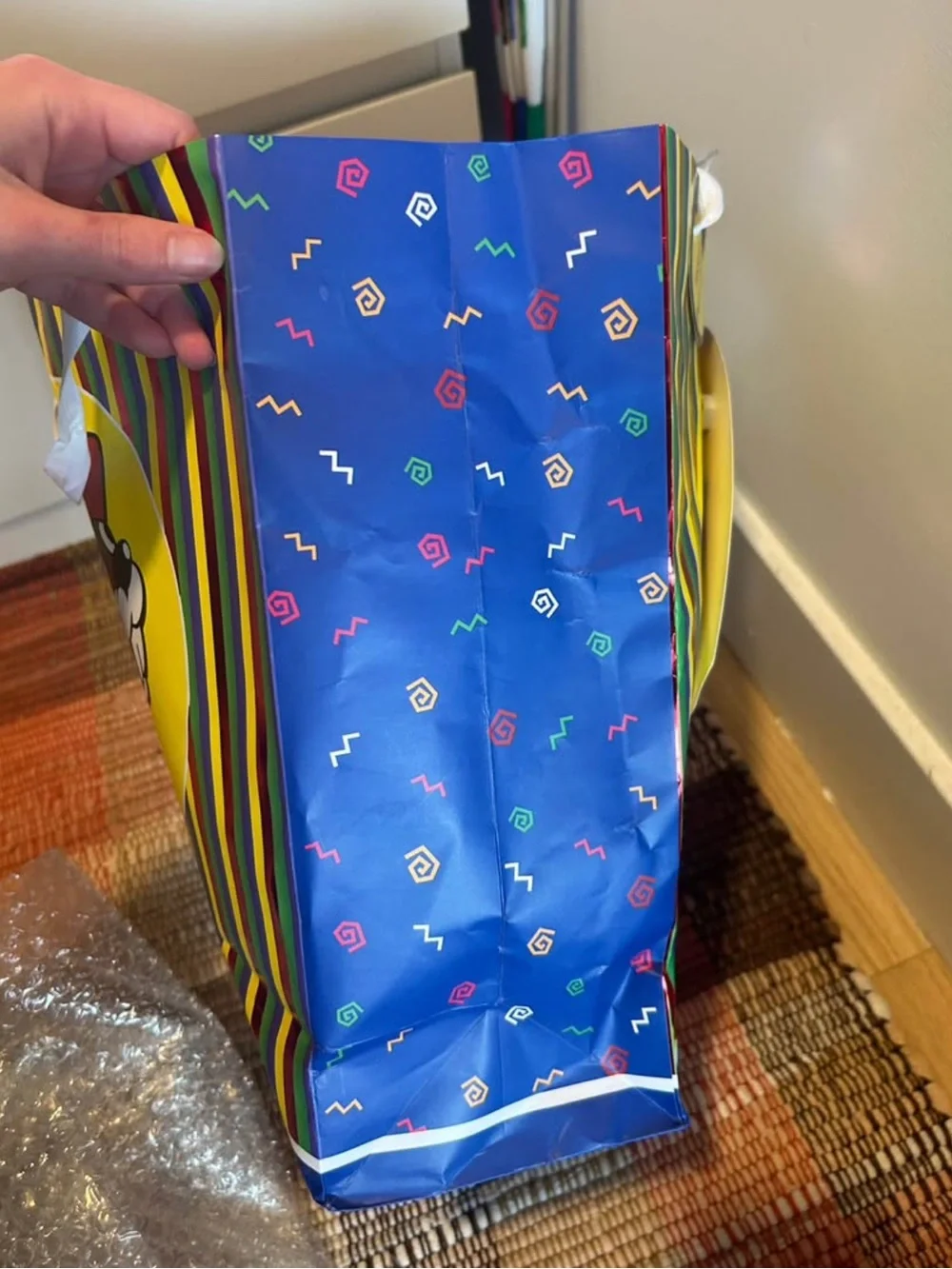 Buc-ee’s Colorful Striped Gift Bag